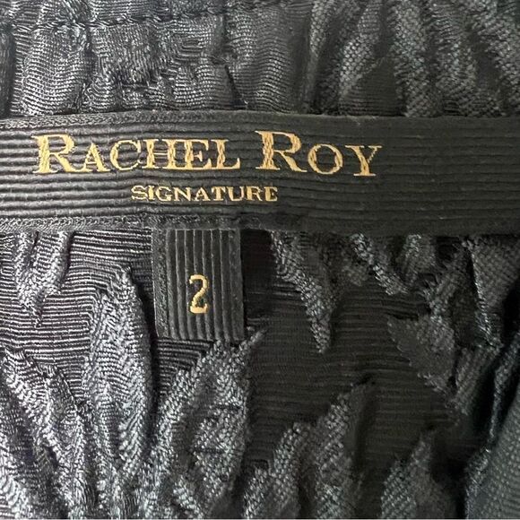 Rachel Roy Black Gray Jacquard Sheath Dress - Picture 8 of 8